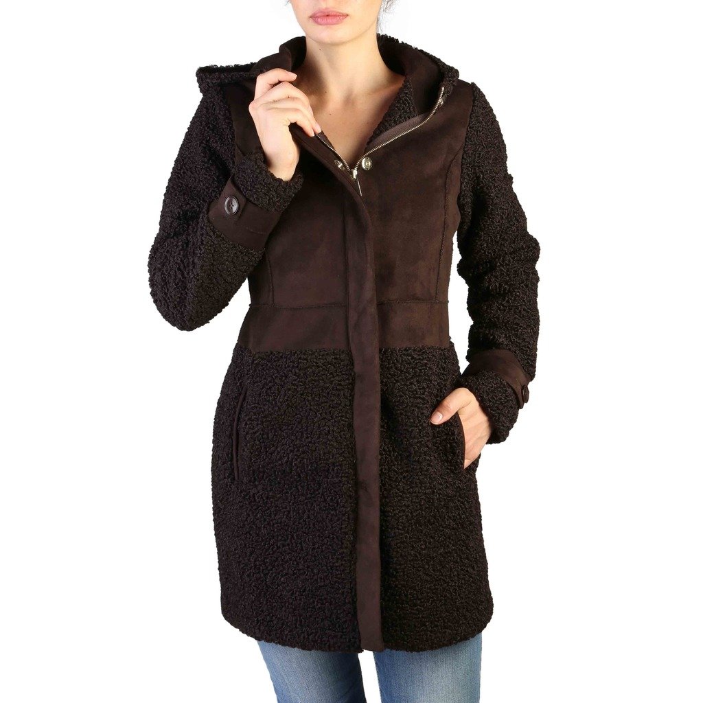 Yes Zee Women's Coat Black O032_H900 - black L