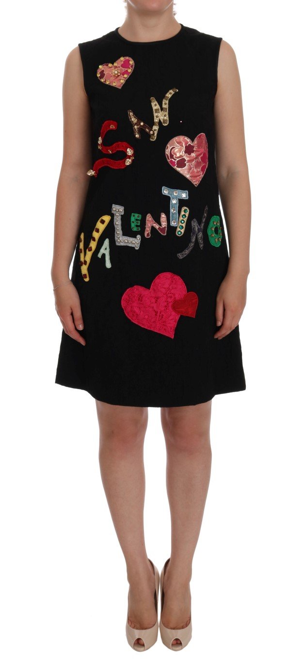 Dolce & Gabbana Women's San Valentino Crystal Dress Multicolor DR1040 - IT36 | XS