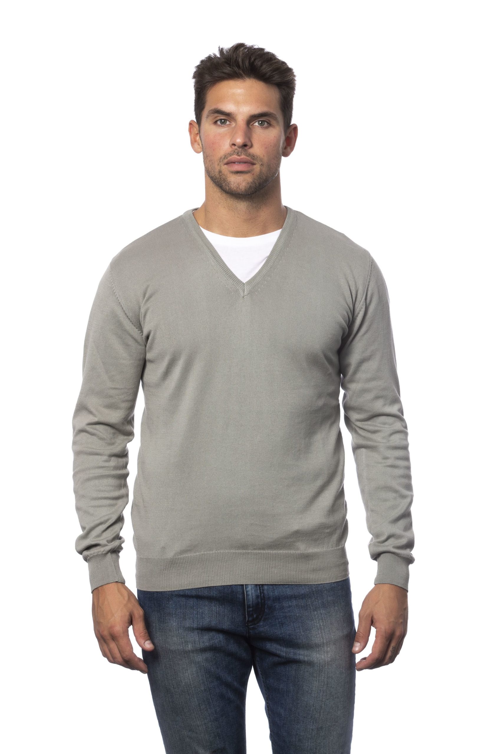 Verri Men's Vgrigio Sweater Gray VE815714 - IT52 | L
