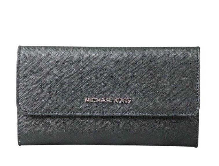 Michael Kors Women's Jet Set Wallet Black 56851