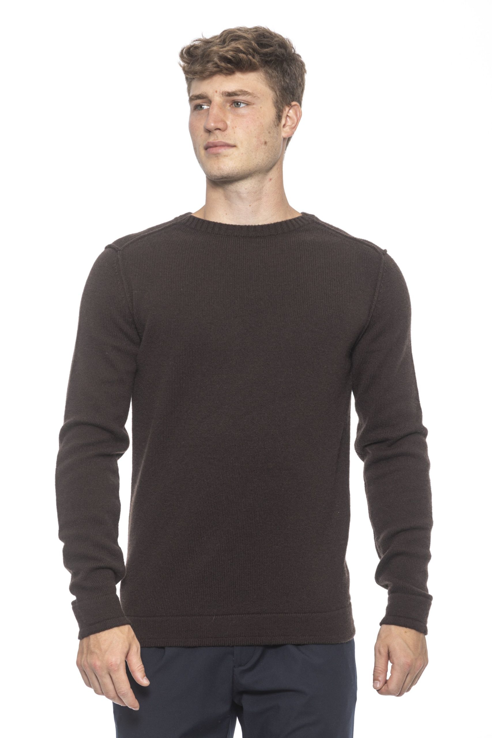Alpha Studio Men's Moro Sweater Brown AL1314554 - IT50 | L