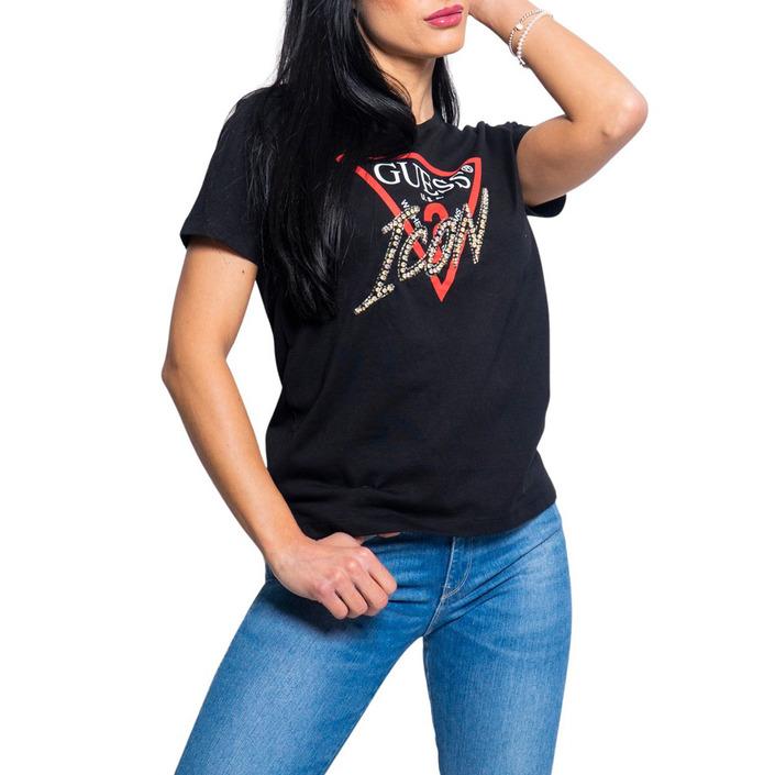 Guess Women's T-Shirt Various Colours 217643 - black XS