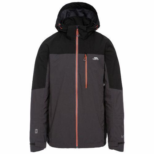 Trespass Men's Waterproof Jacket Various Colours Tappin - Dark Grey S