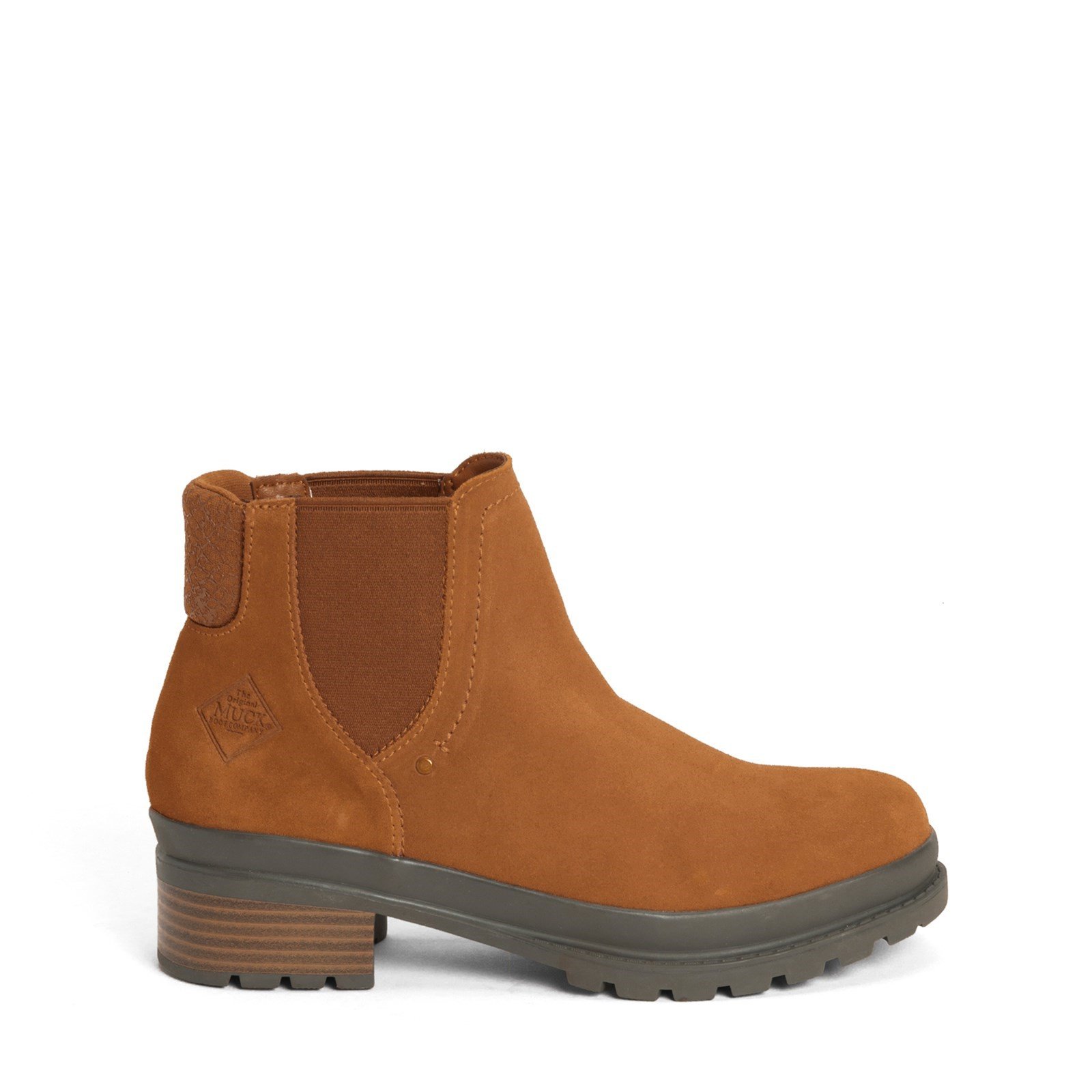 Muck Boots Women's Liberty Chelsea Ankle Boots Tan 31815 - Tan 5.5