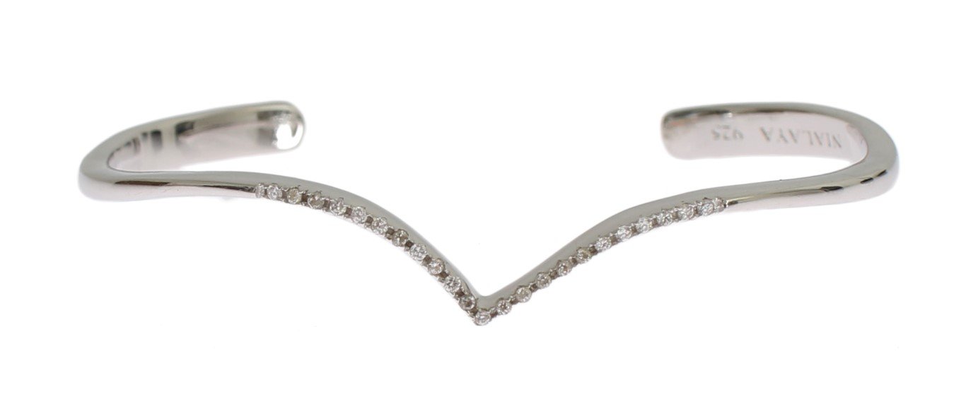 Nialaya Women's Skyfall CZ 925 Bracelet Silver SIG19042