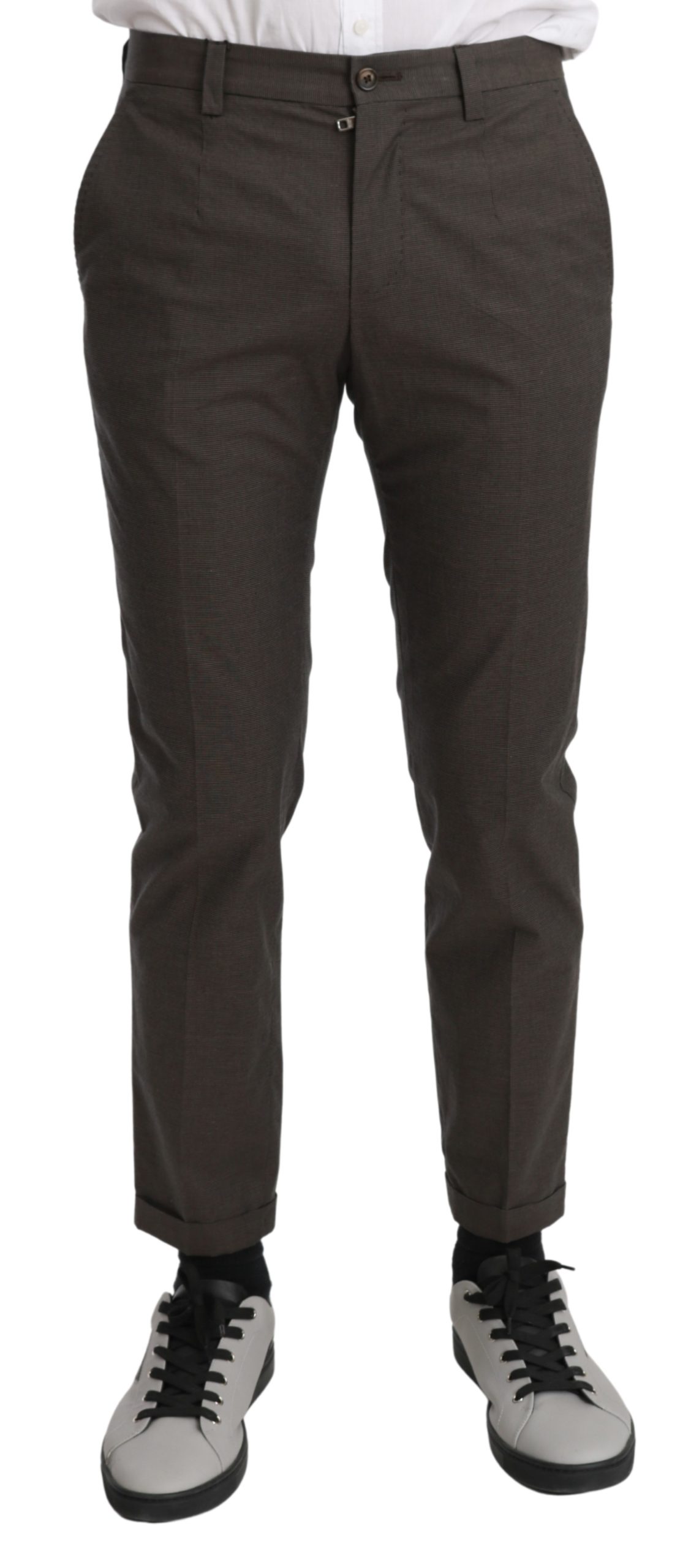 Dolce & Gabbana Men's Casual Cotton Trouser Brown PAN70965 - IT44 | XS
