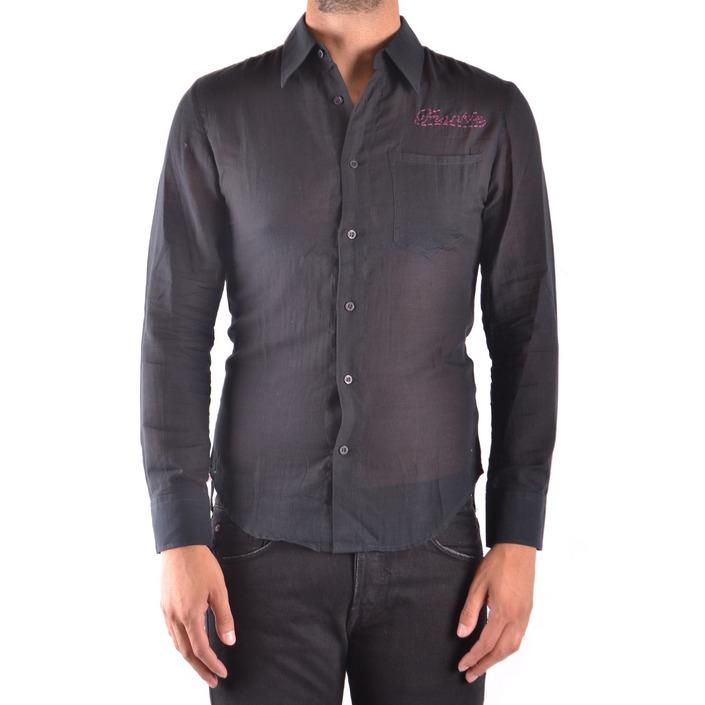 Frankie Morello Men's Shirt Black 163145 - black M