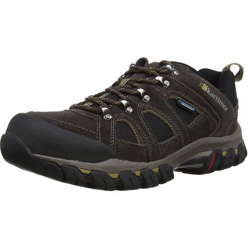 Karrimor Men's Weathertite Low Rise Waterproof Hiking Boot Various Colours Bodmin Low 4 - Dark Brown UK-7