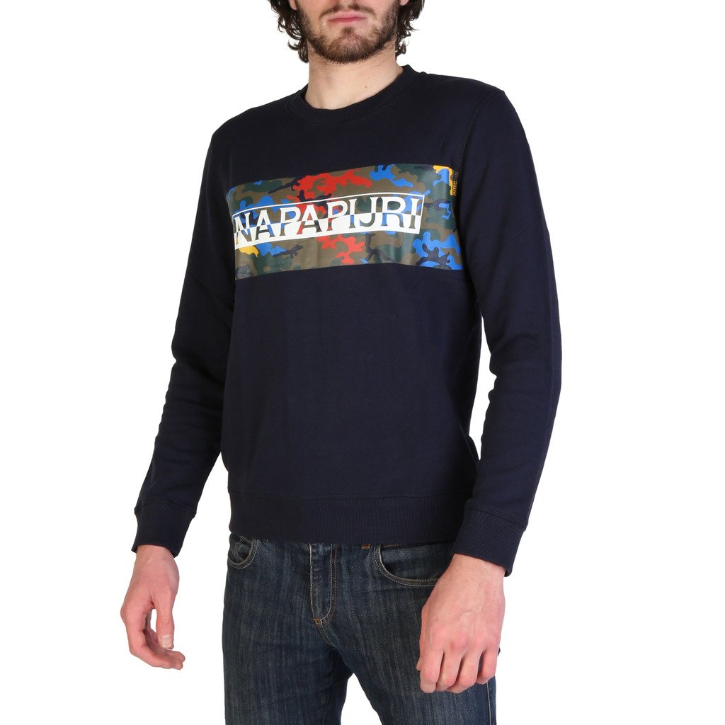 Napapijri Men's Sweatshirt Blue BALKA_N0YIH3 - blue S