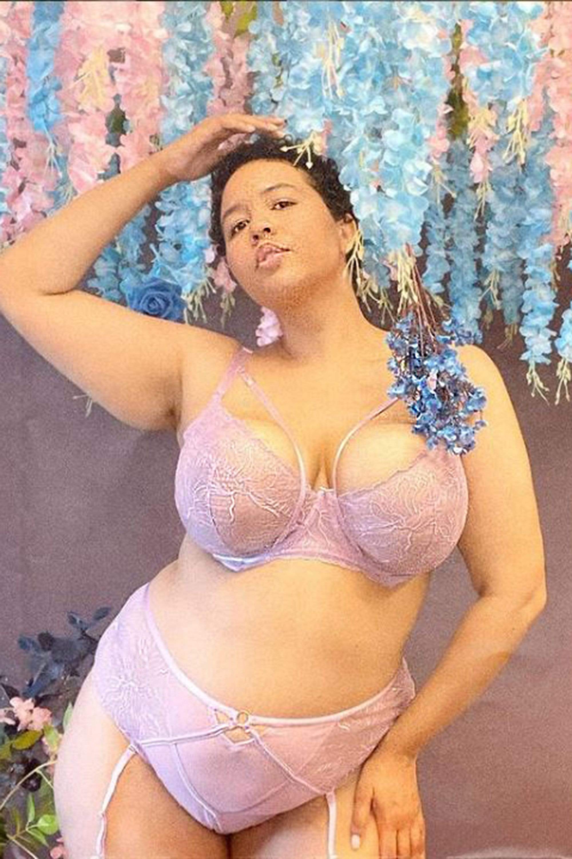 Gabi Fresh Mila Lilac Lace Bra 36B