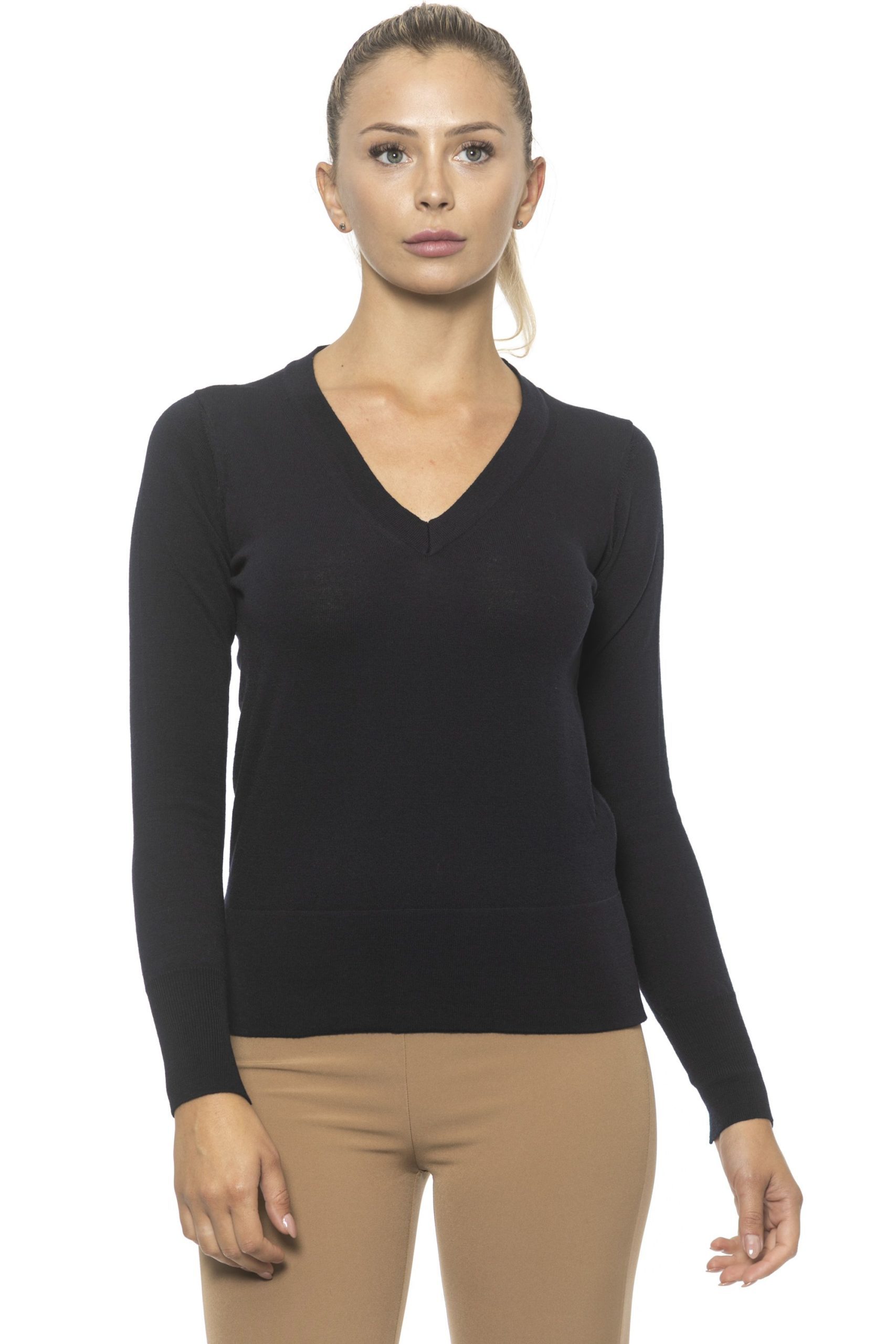 Alpha Studio Women's Blunotte Sweater Blue AL1314902 - IT44 | M