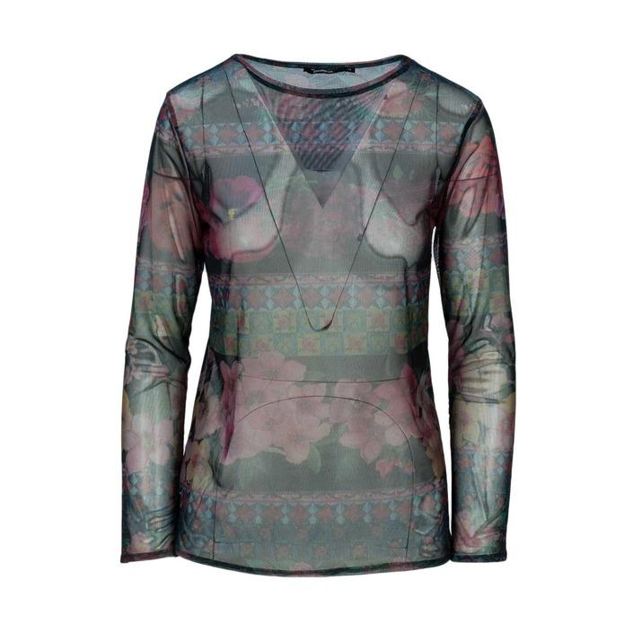 Desigual Women's T-Shirt Black 163881 - black M