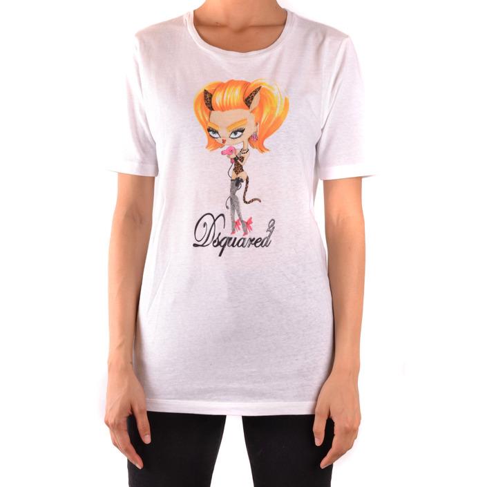 Dsquared Women's T-Shirt White 167597 - white M