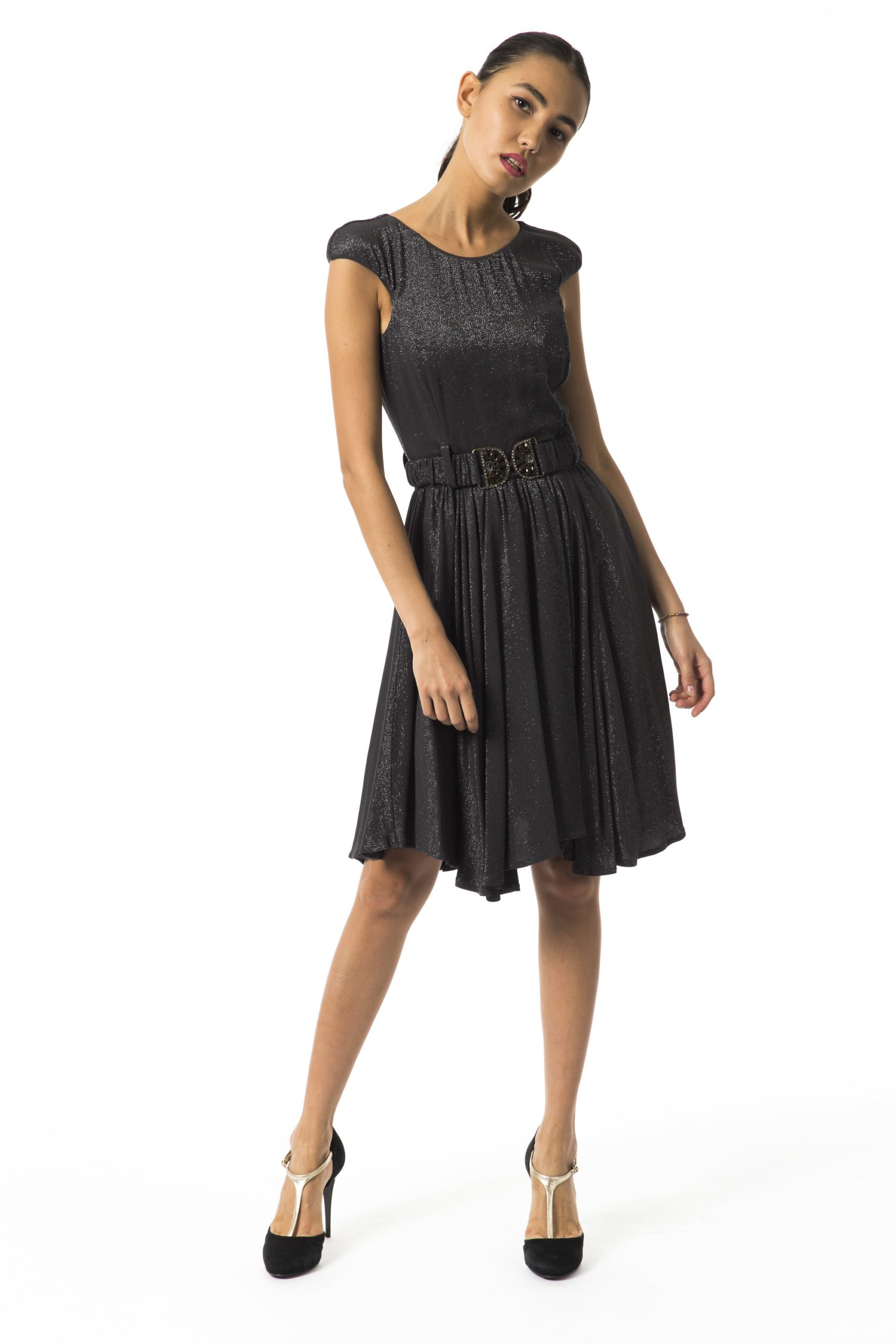 Byblos Women's Sleeveless Dress Gray BY996530 - IT44 | M