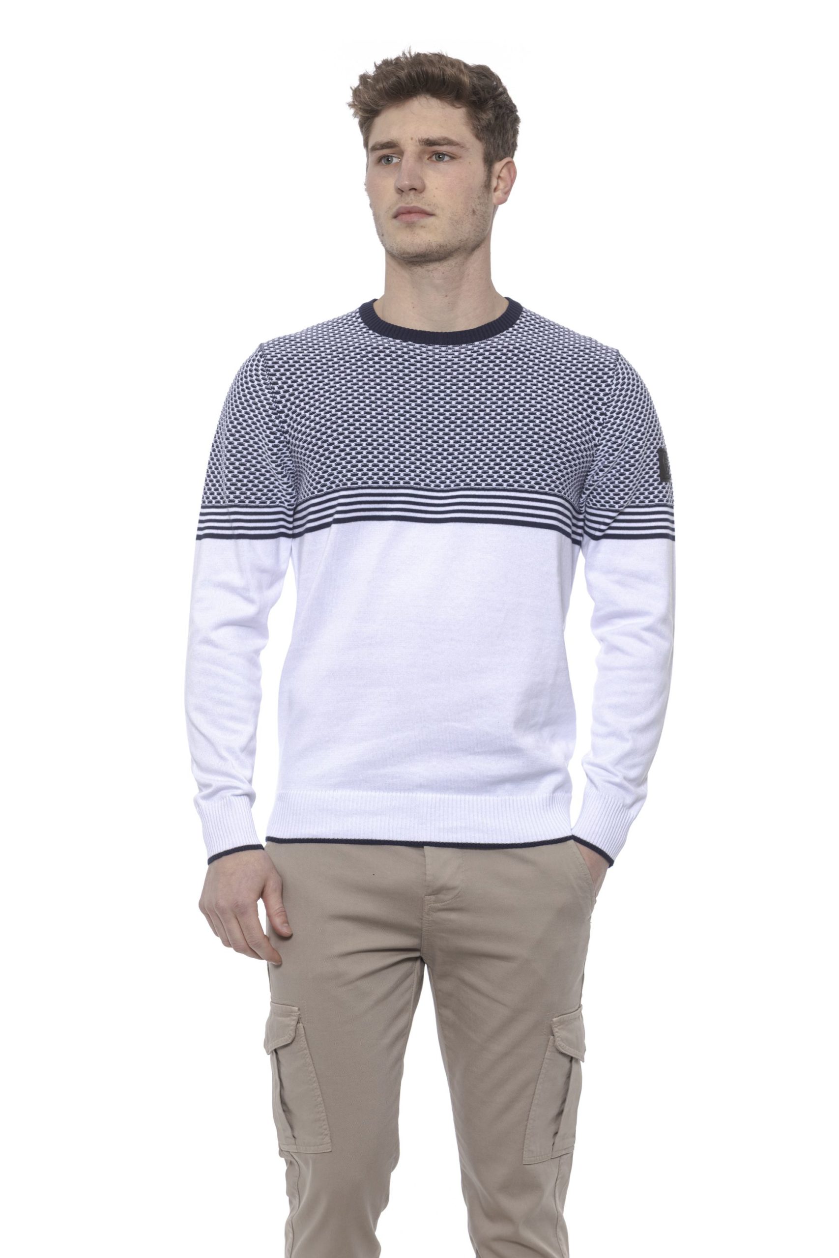 Conte of Florence Men's Sweater White CO1376441 - S