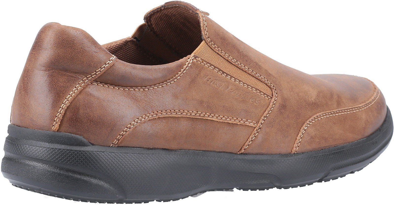 Hush Puppies Men's Aaron Slip On Shoe Various Colours 30180 - Brown 6