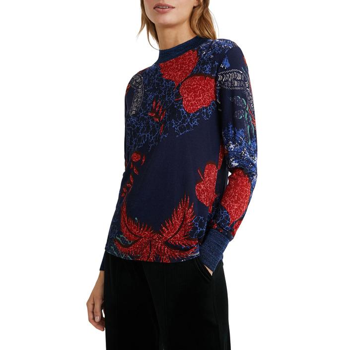 Desigual Women's T-Shirt Blue 184361 - blue XL