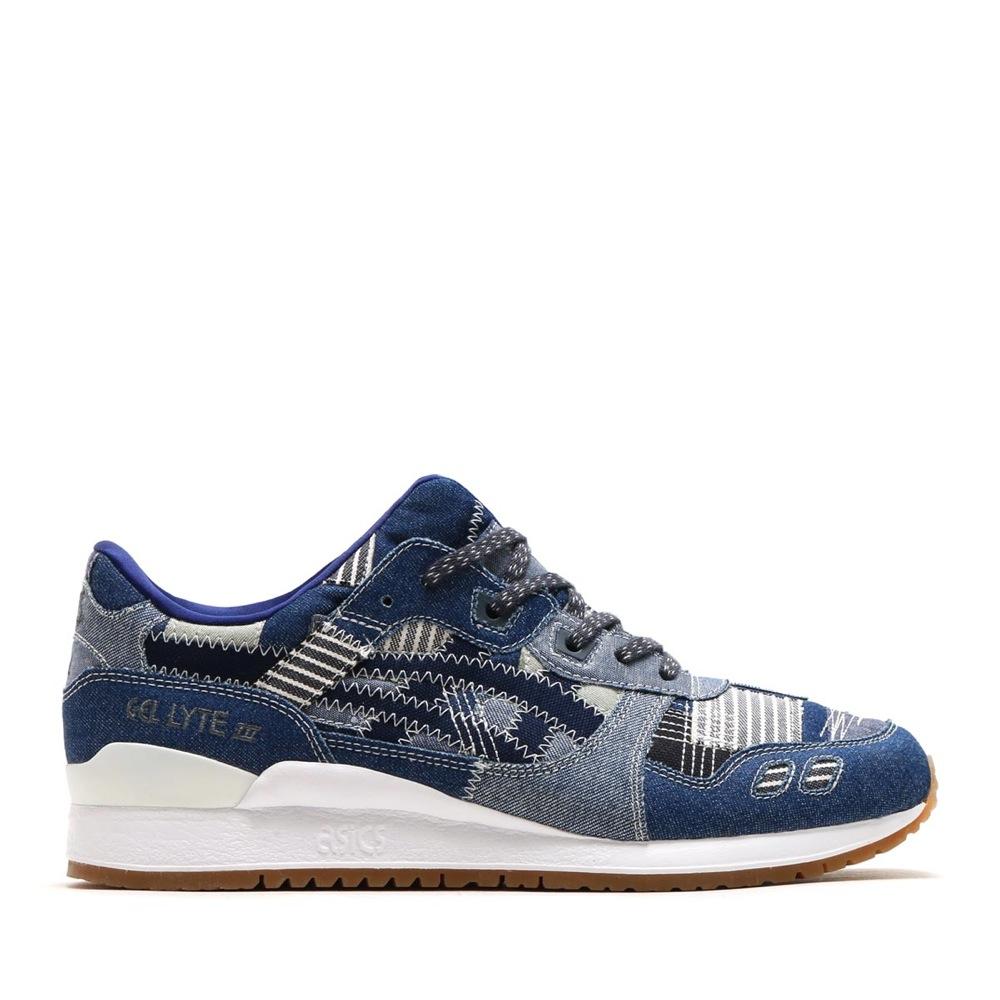 ASICS Men's Gel Lyte III Patchwork Trainers Various Colours 4549846291327 - 3.5 UK Blue