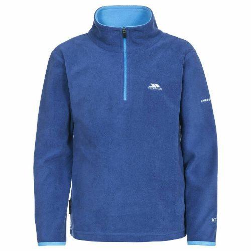 Trespass Kid's Lightweight Fleece Jumper Pull Over Various Colours Etto - Blue 2-3 Years