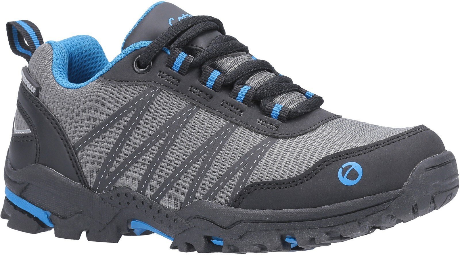 Cotswold Kids Littledean Lace Up Hiking Waterproof Boot Multicolor 30174 - Blue/Grey 10