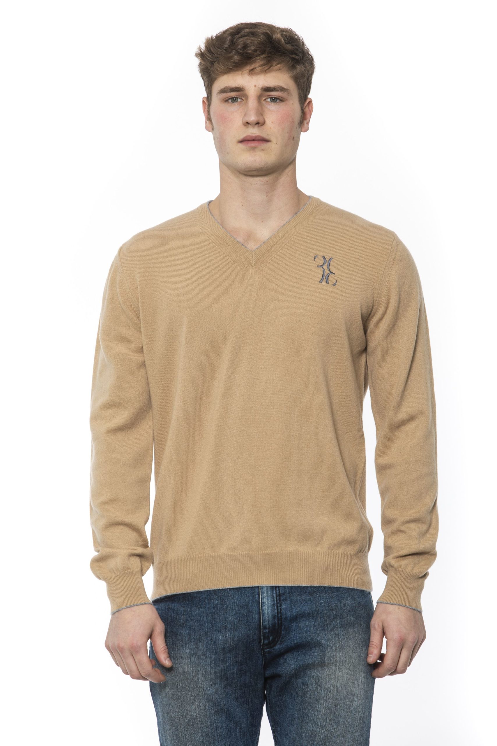 Billionaire Italian Couture Men's Camel Sweater Beige BI1313335 - IT50 | L