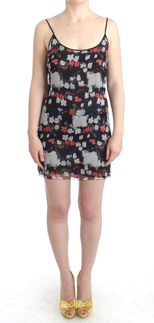 Costume National Women's Floral silk mini Dress Multicolor SIG11657 - IT40|S