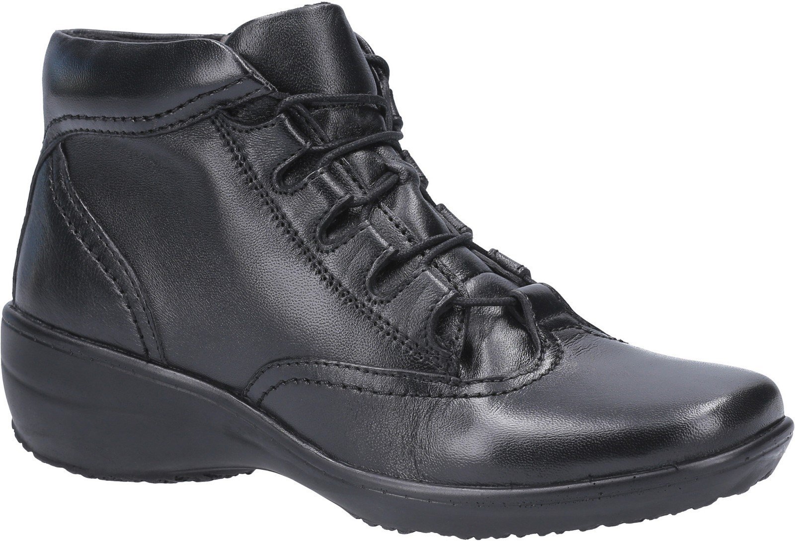 Fleet & Foster Women's Merle Lace Up Ankle Boot Black 29295-49581 - Black 3