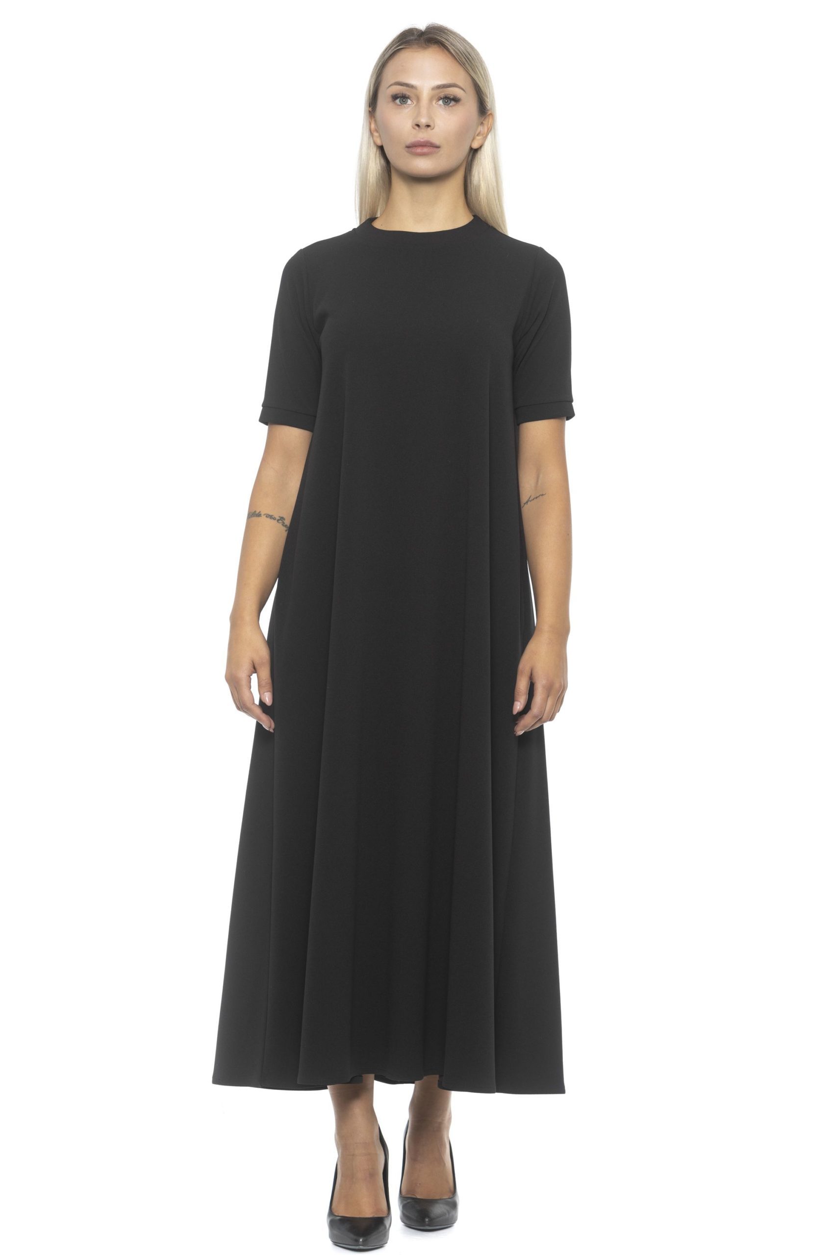 Alpha Studio Women's Nero Dress Black AL1192143 - IT46 | L
