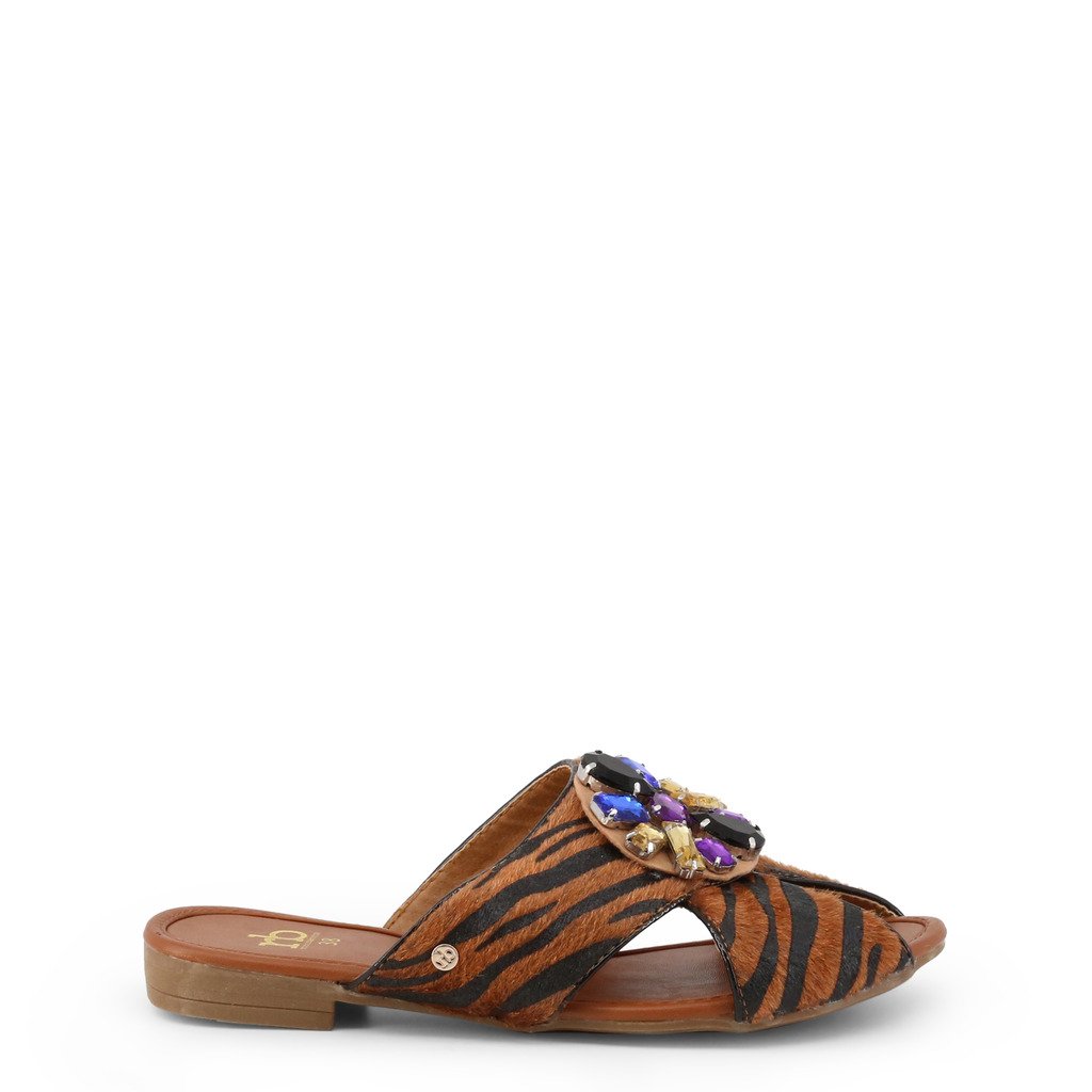 Roccobarocco Women's Slipper Brown RBSC1C603 - brown EU 36