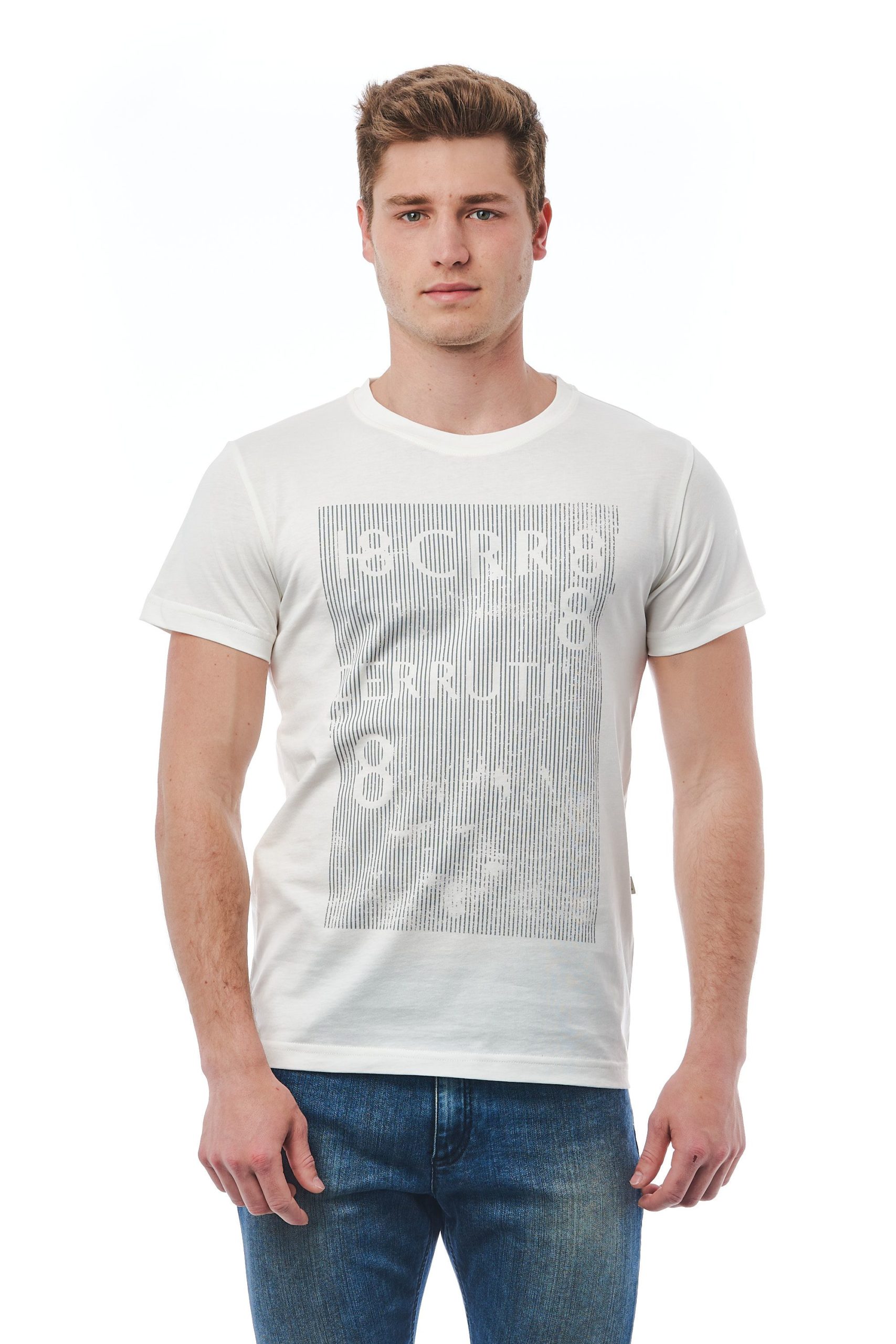 Cerruti 1881 Men's Bianco T-Shirt White CE1409791 - M