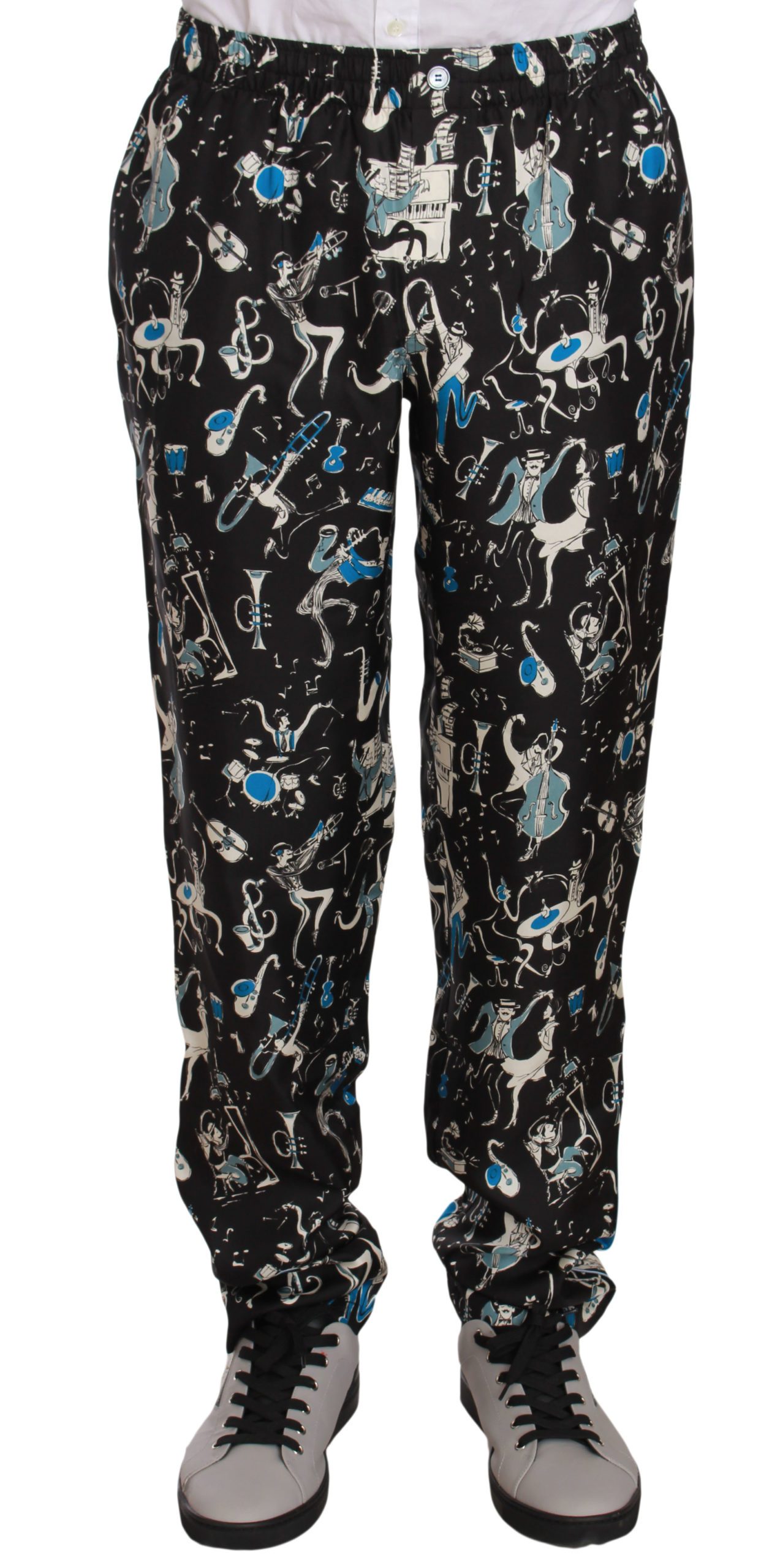 Dolce & Gabbana Men's Trousers Black PAN61303 - IT46 | S