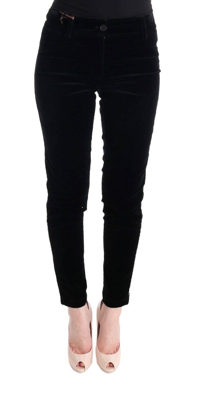 Ermanno Scervino Women's Cropped Trouser Black SIG30308 - IT38|XS