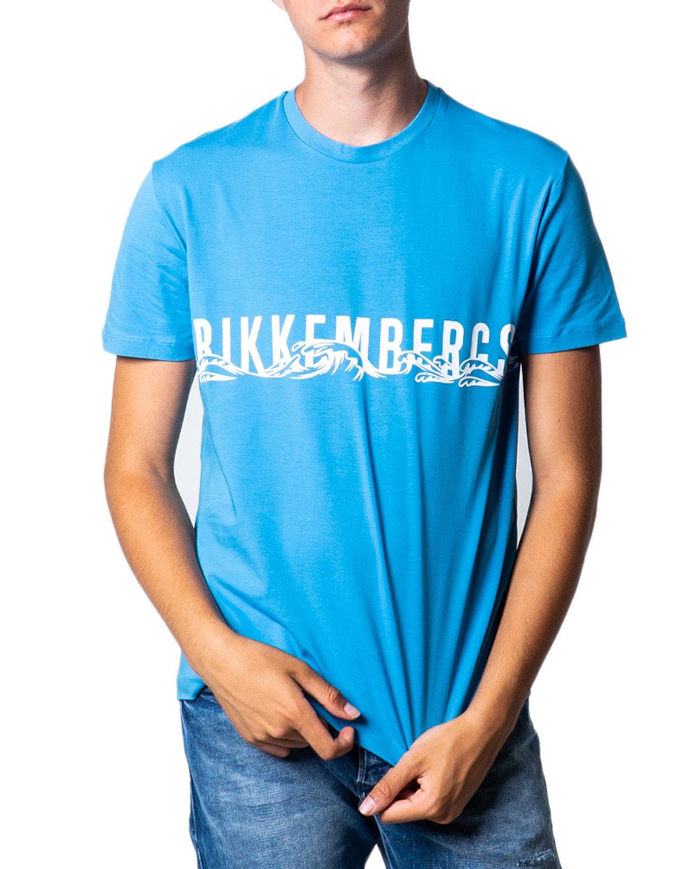 Bikkembergs Men's T-Shirt Various Colours 175538 - light blue S
