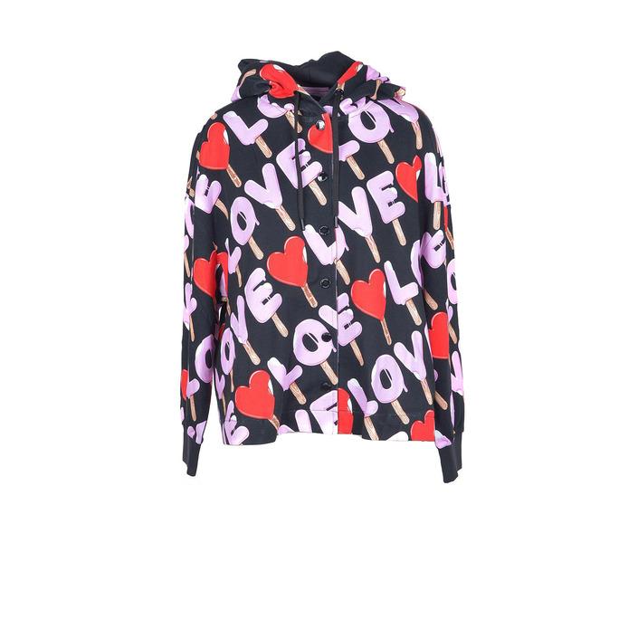 Love Moschino Women's Sweatshirt Black 210821 - black S