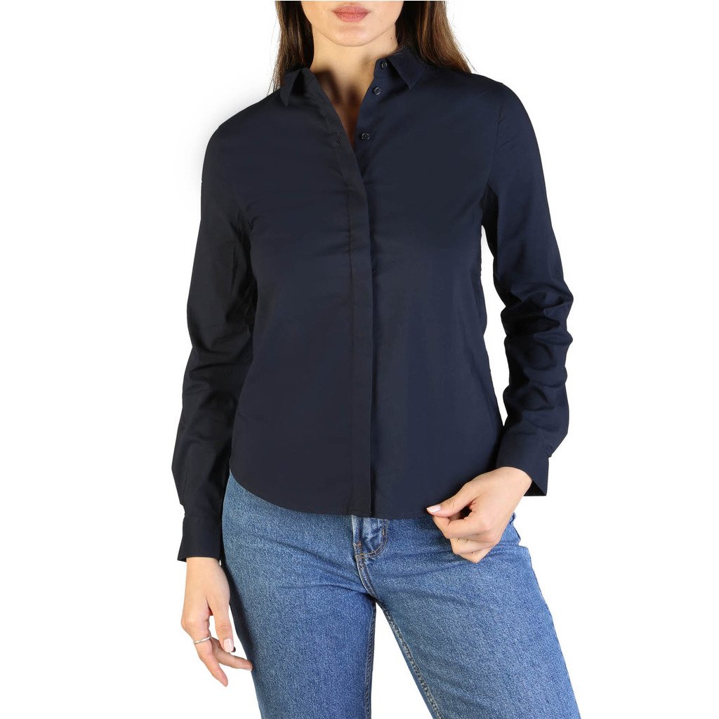 Armani Exchange Women's Shirt Blue 8NYC02_YNE1Z - blue XS