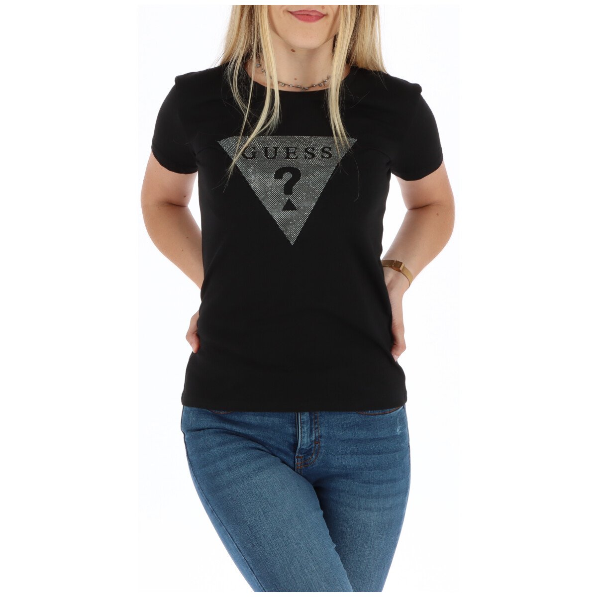 Guess Women's T-Shirt Various Colours 301068 - black XS