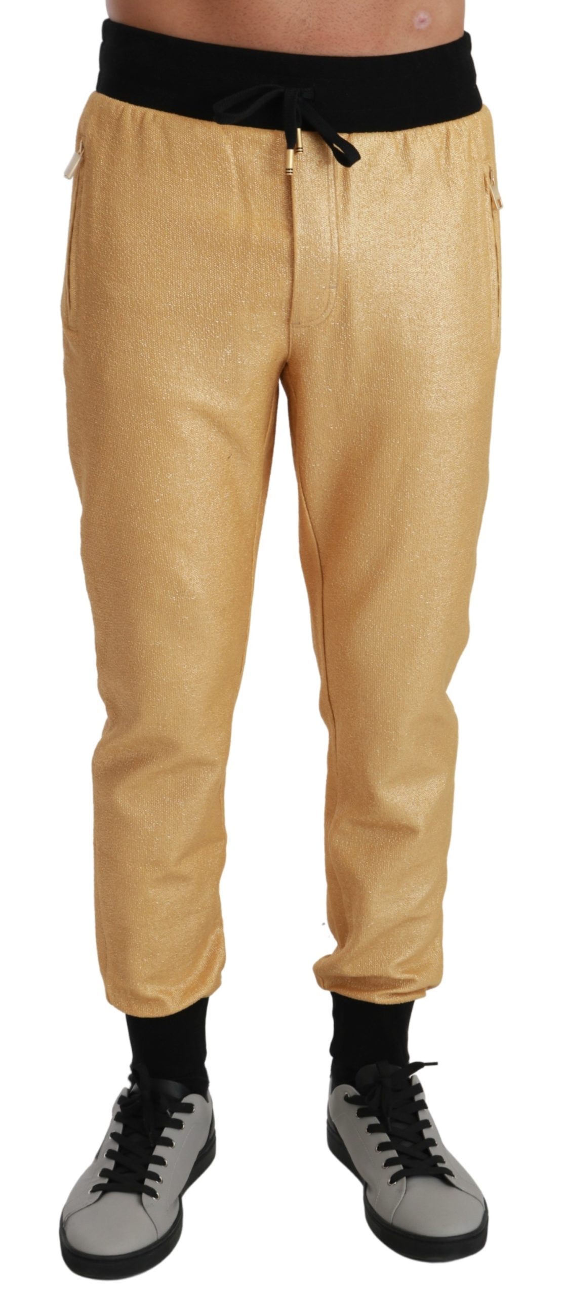 Dolce & Gabbana Men's Pig of the Year Trouser Gold PAN71036 - IT44 | XS