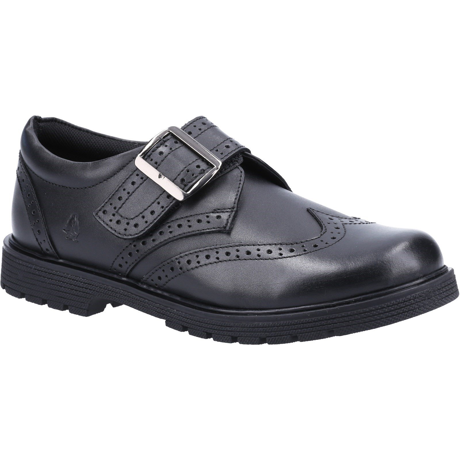 Hush Puppies Kid's Rhiannon Junior School Shoe Black 32625 - Black 1