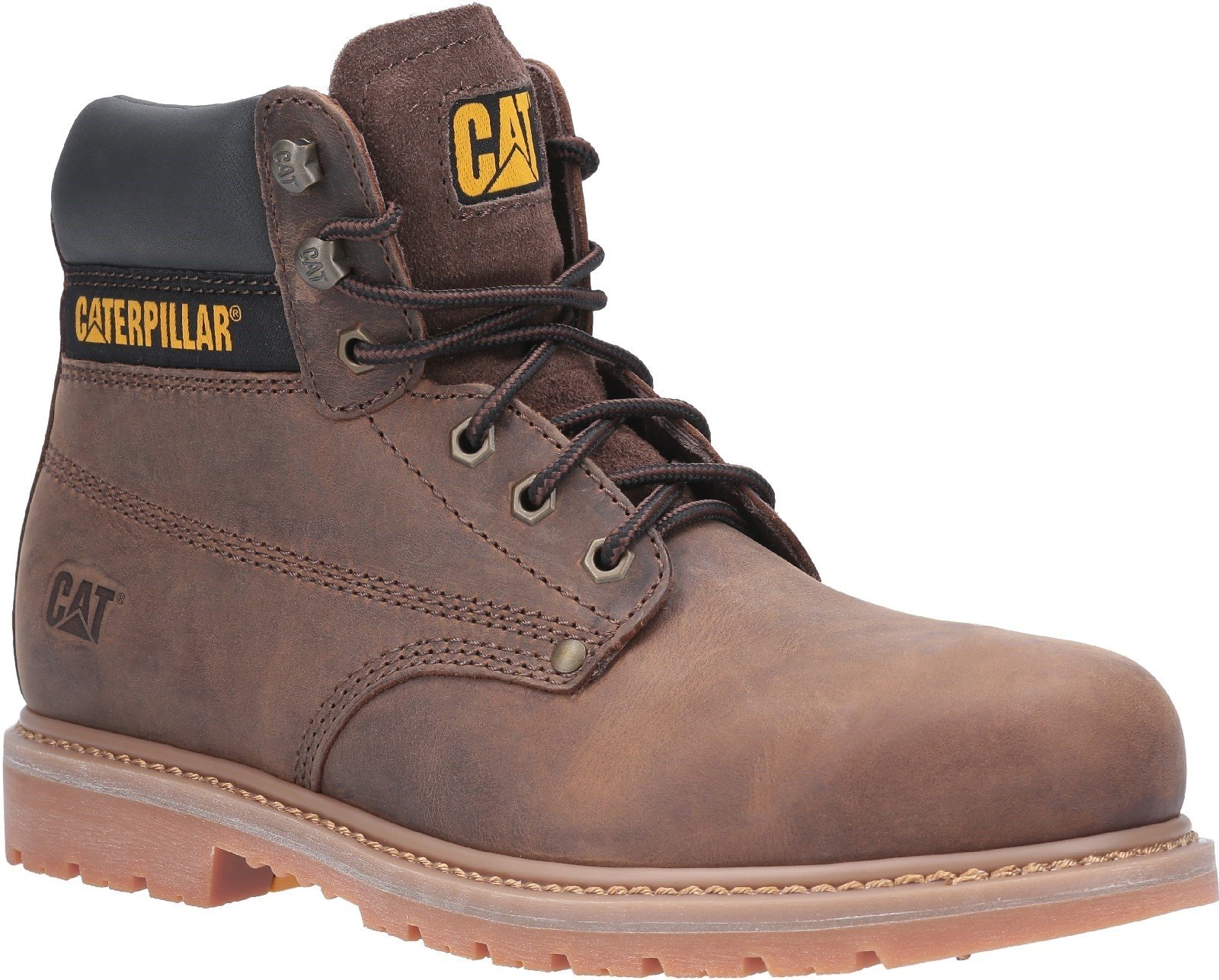 Caterpillar Men's Powerplant GYW Safety Boot Various Colours 30178 - Brown 6