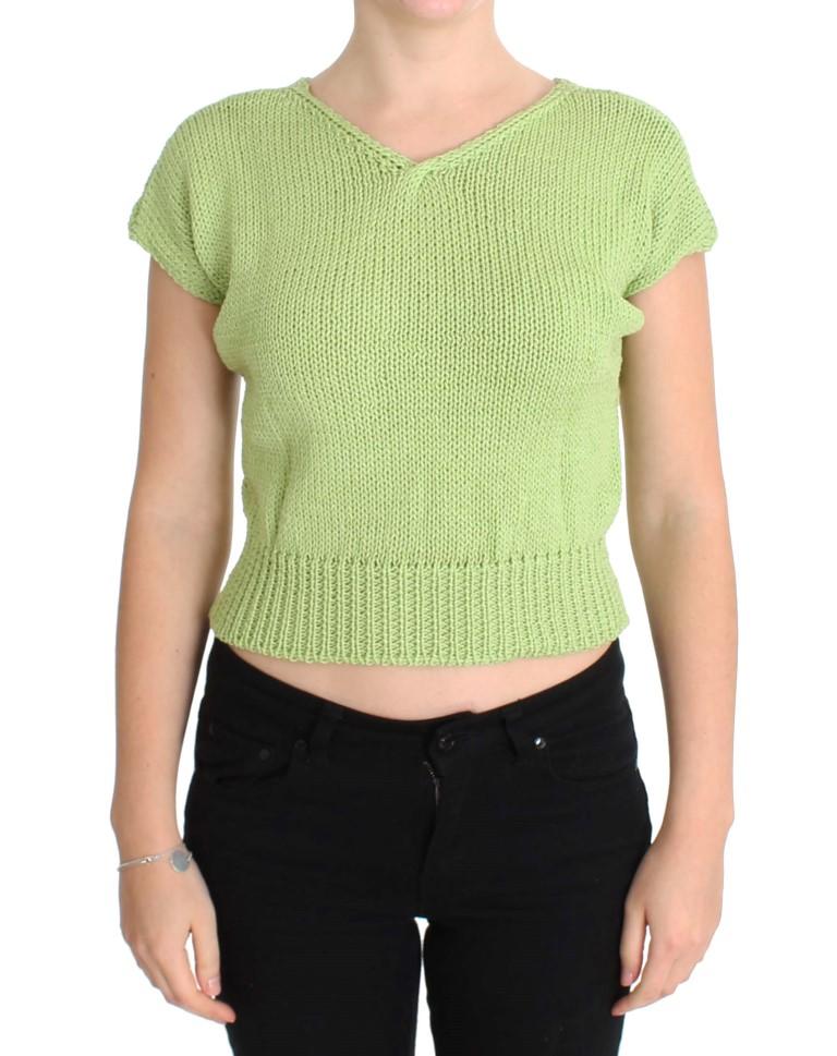 Pink Memories Women's Knitted Sweater Green SIG30267 - One Size