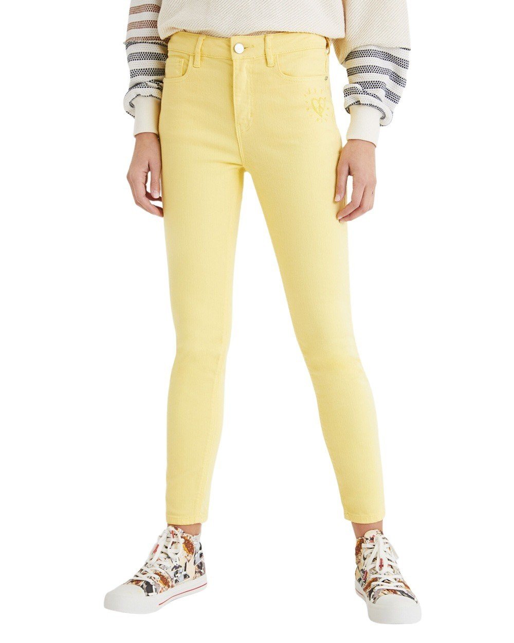 Desigual Women's Trouser Various Colours 203944 - yellow 40