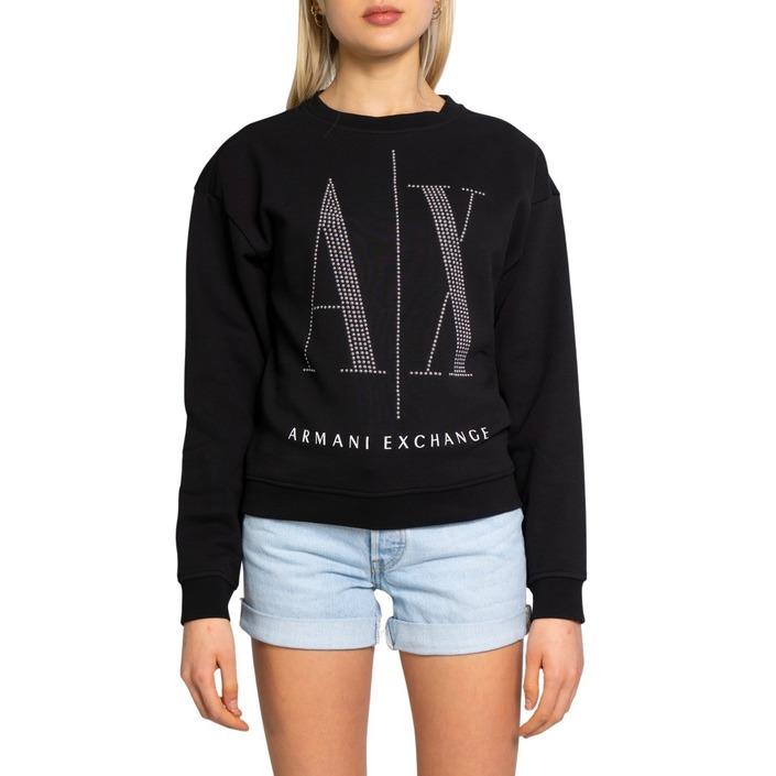 Armani Exchange Women's Sweatshirt Black 198477 - black XS
