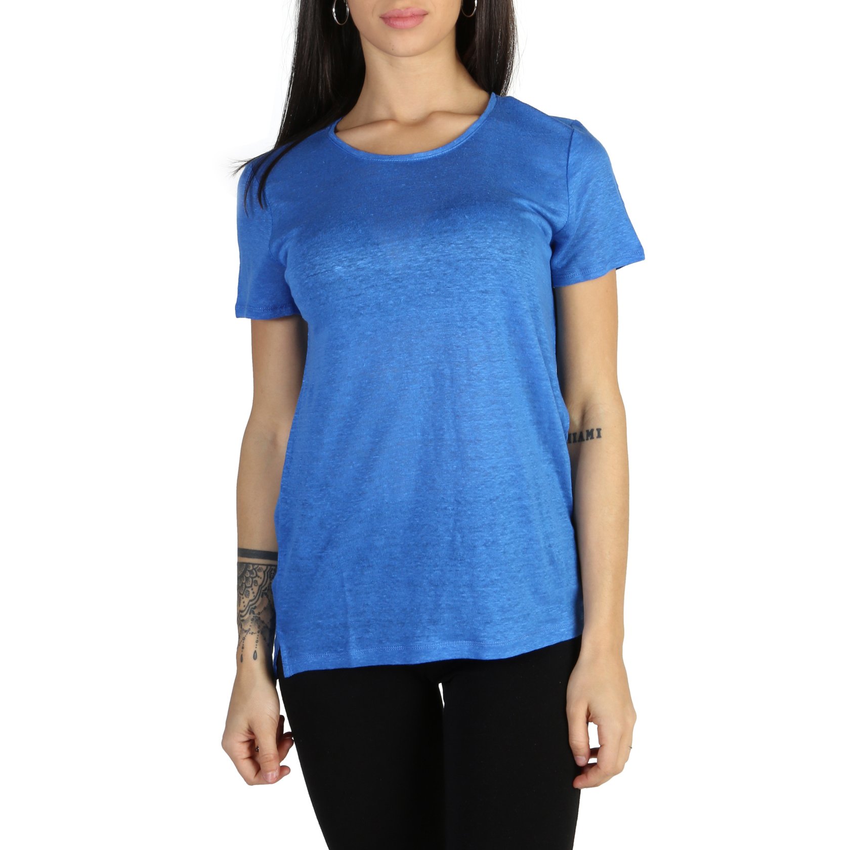 Tommy Hilfiger Women's Sweater Blue WW0WW18309 - blue-1 XS