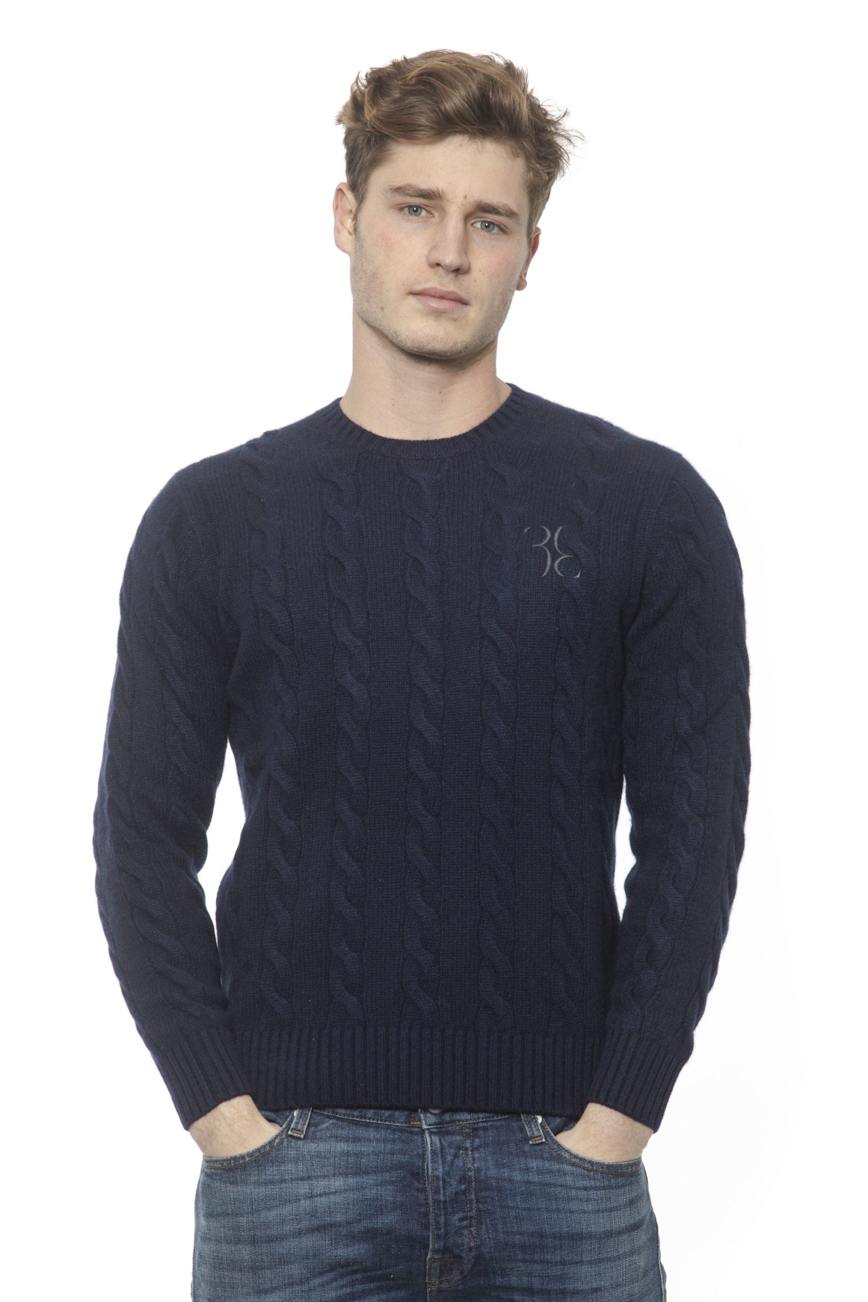 Billionaire Italian Couture Men's Sweater Blue BI1313414 - M