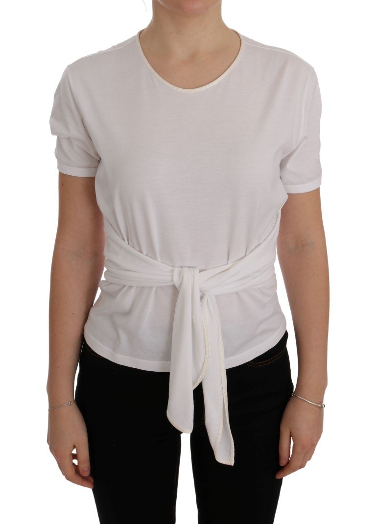 Dolce & Gabbana Women's Cotton Silk Top White SIG50480 - IT38|XS