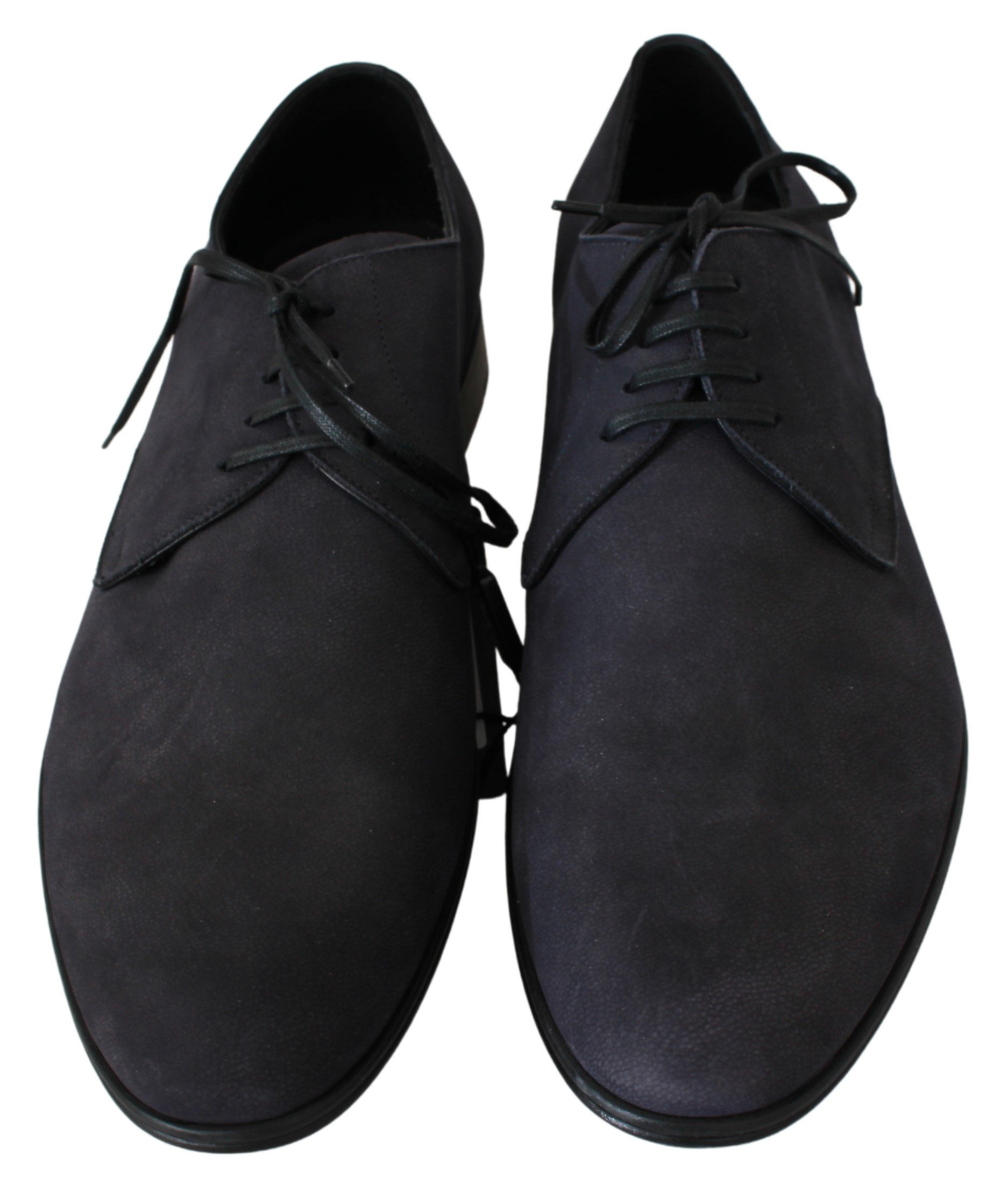 Dolce & Gabbana Men's Leather Derby Shoes Blue MV2717 - EU44/US11