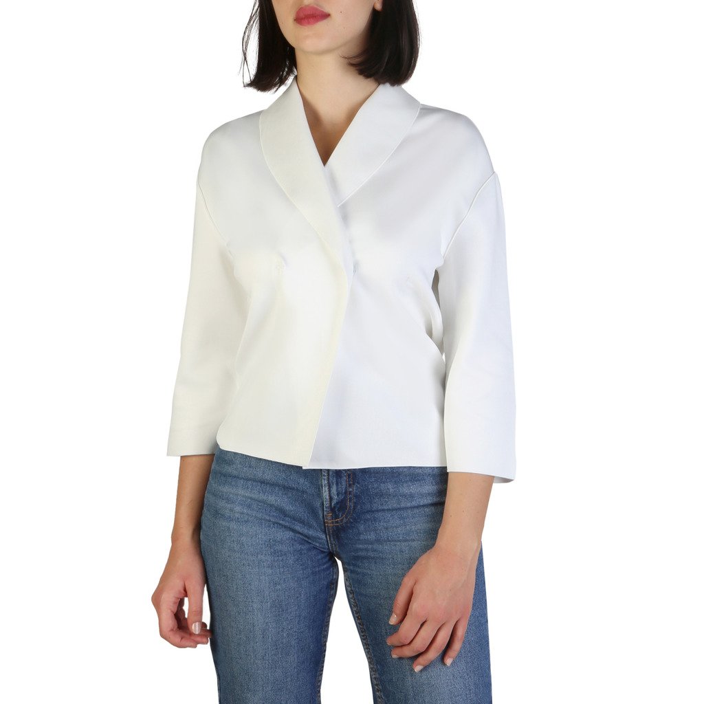Armani Jeans Women's Blazer White 3Y5G83 5J1LZ - white 40 EU