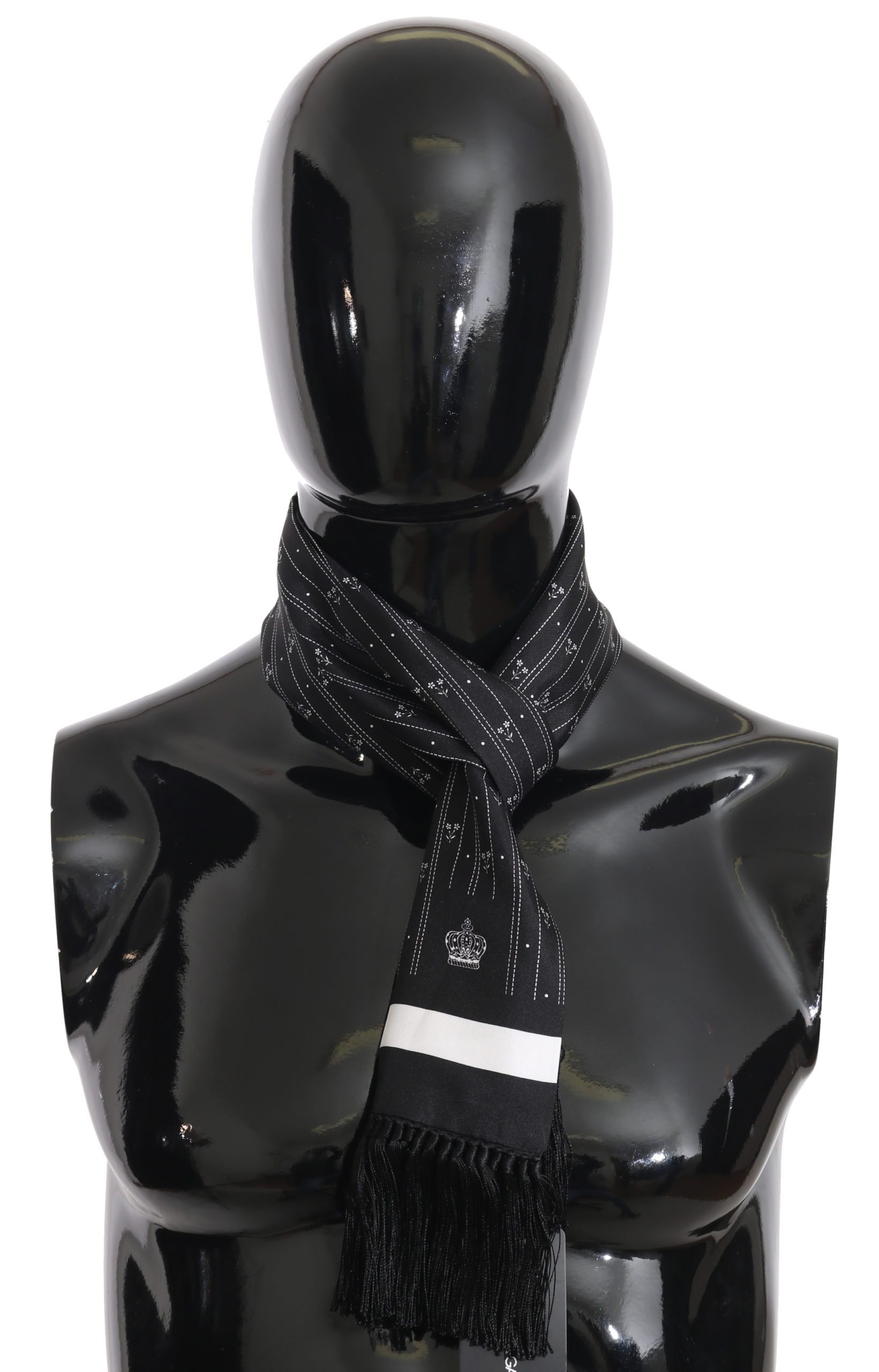 Dolce & Gabbana Men's Scarf Black MS1962