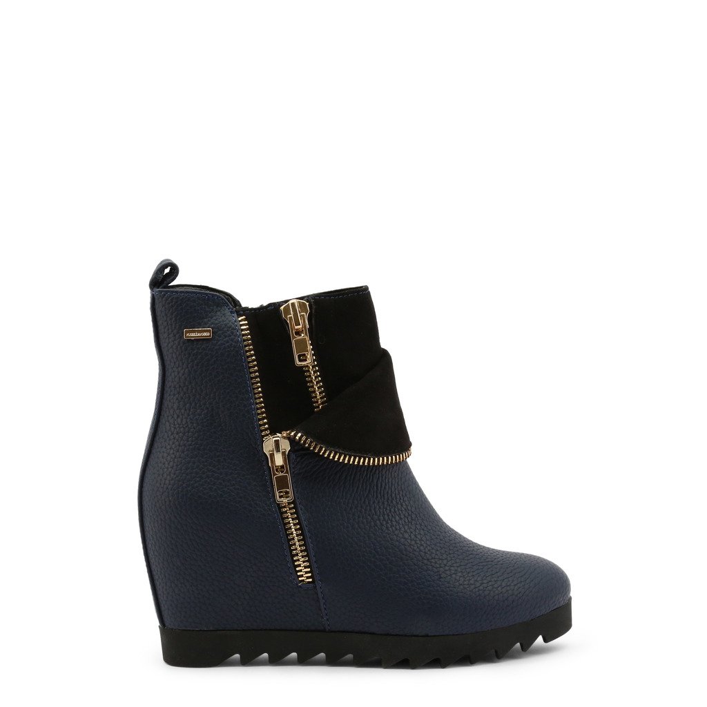 Roccobarocco Women's Ankle Boot Blue ROSC0VY01 - blue EU 39