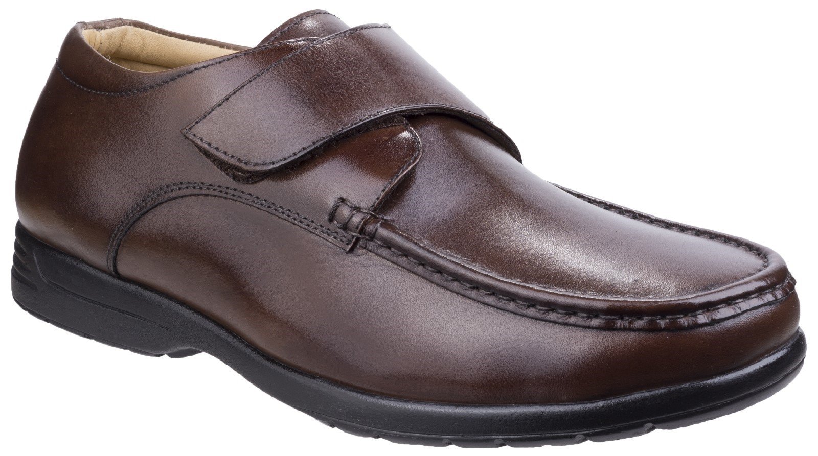 Fleet & Foster Men's Fred Dual Fit Moccasin Black 26320-43938 - Brown 6